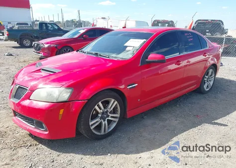 2008 Pontiac G8 из США, поврежденный, VIN 6G2ER57708L148159